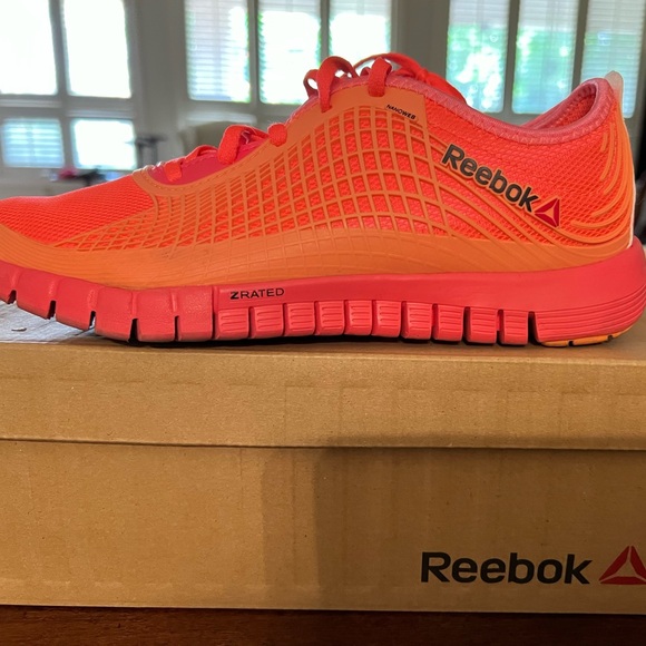 REEBOK Z GODDESS Size 8.5 Women’s Running Shoes PUNCHPINK/FLUORANGE - Picture 3 of 7
